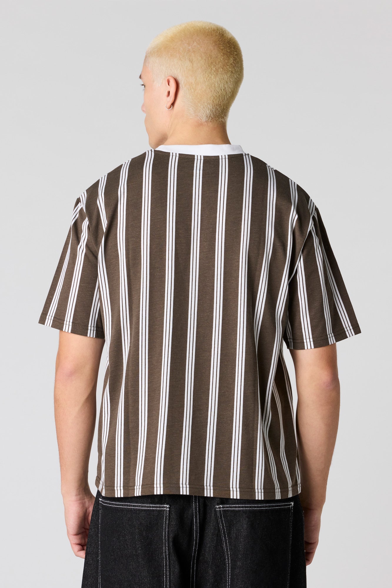 Malibu Embroidered Striped T-Shirt