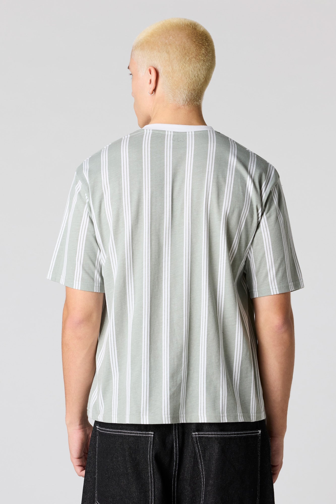 Malibu Embroidered Striped T-Shirt