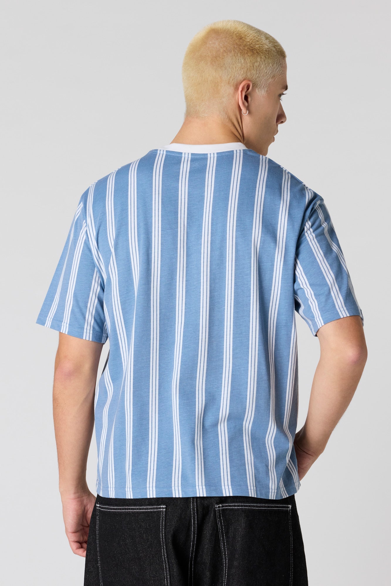 Malibu Embroidered Striped T-Shirt