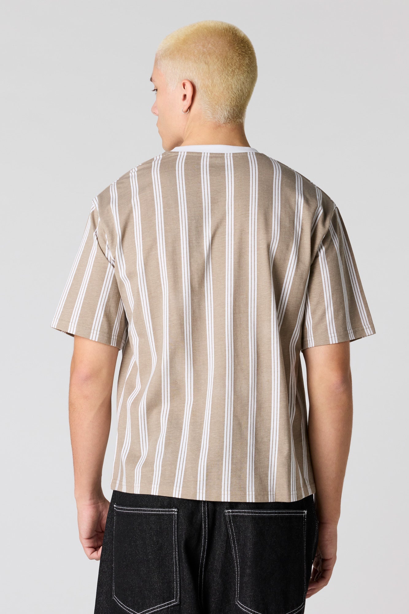 Malibu Embroidered Striped T-Shirt
