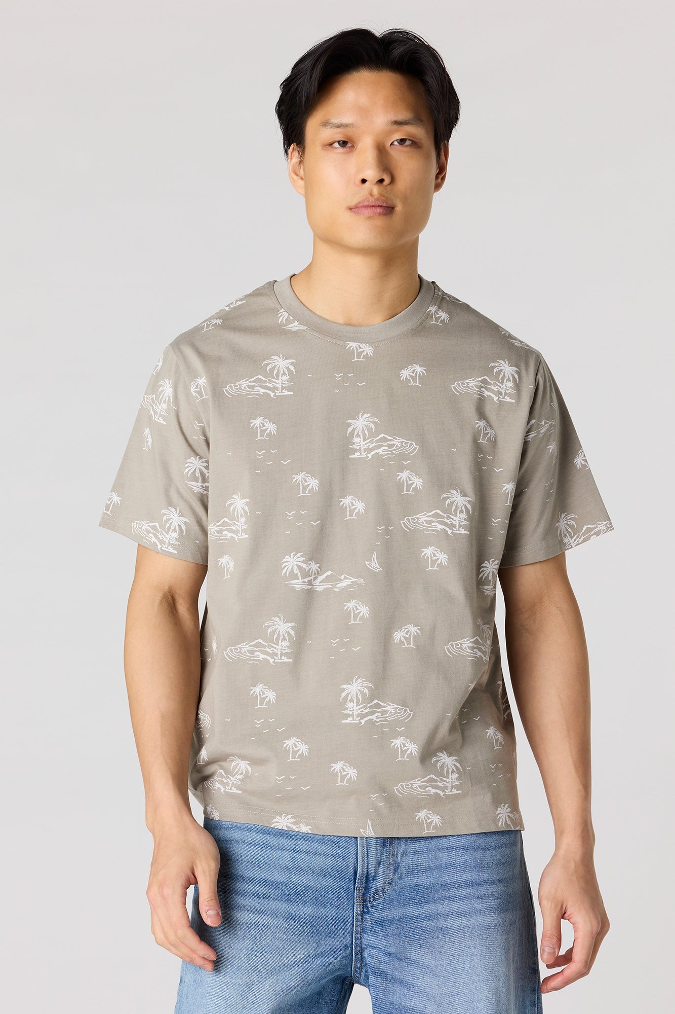 Tropical Print T-Shirt