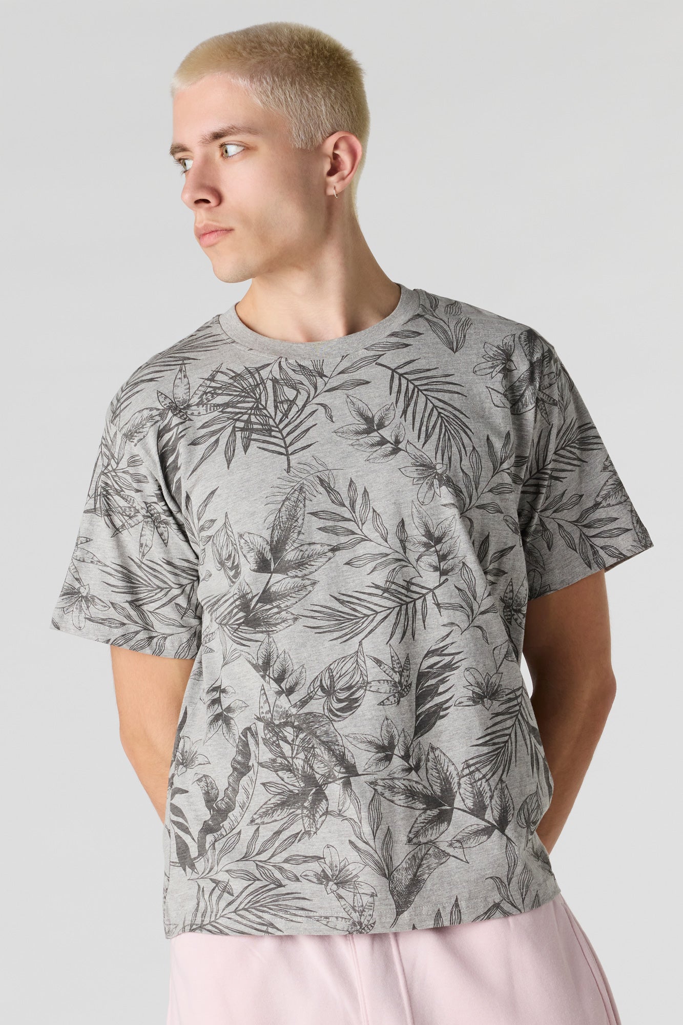 Leaf Print T-Shirt