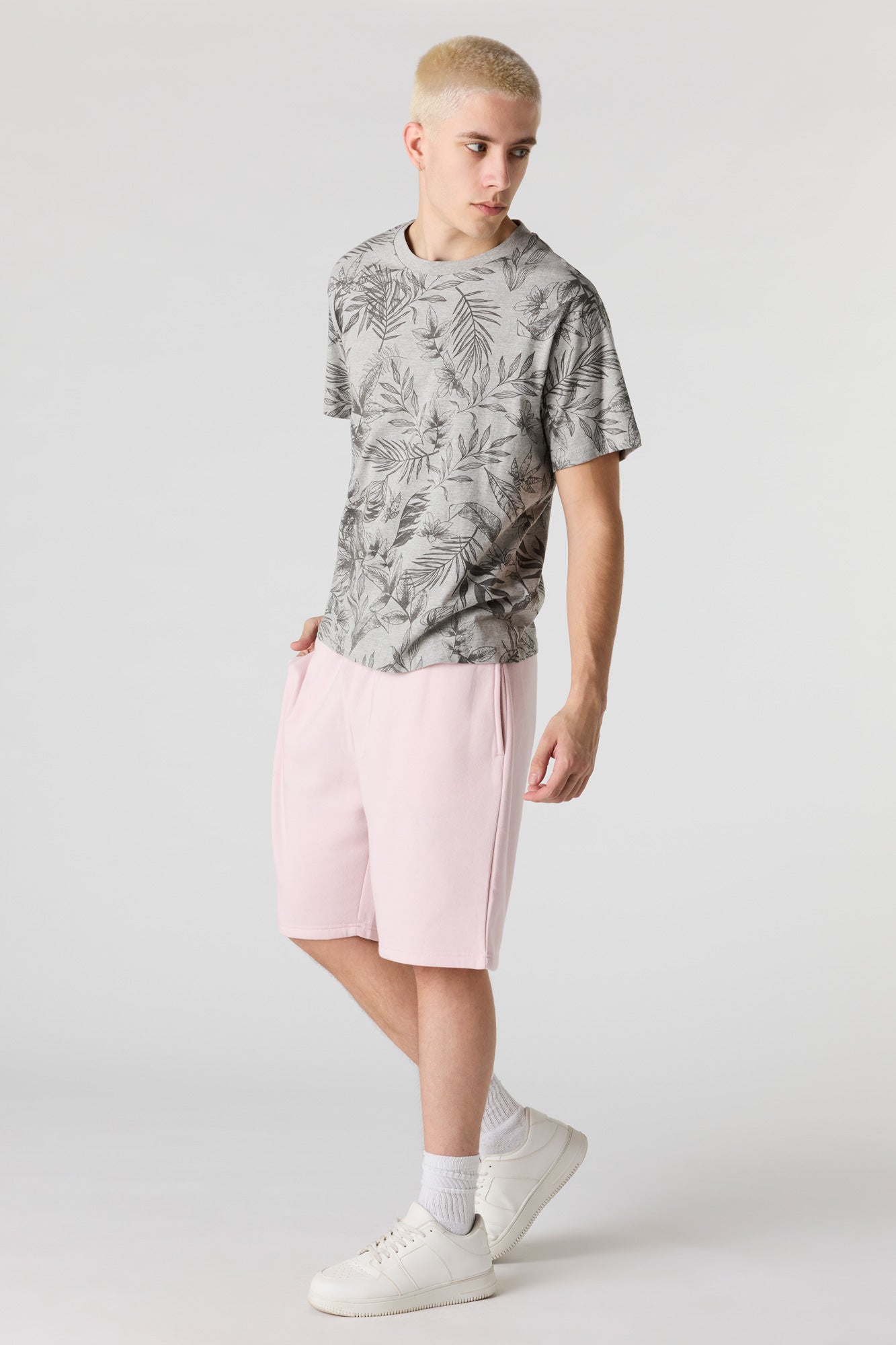 Leaf Print T-Shirt