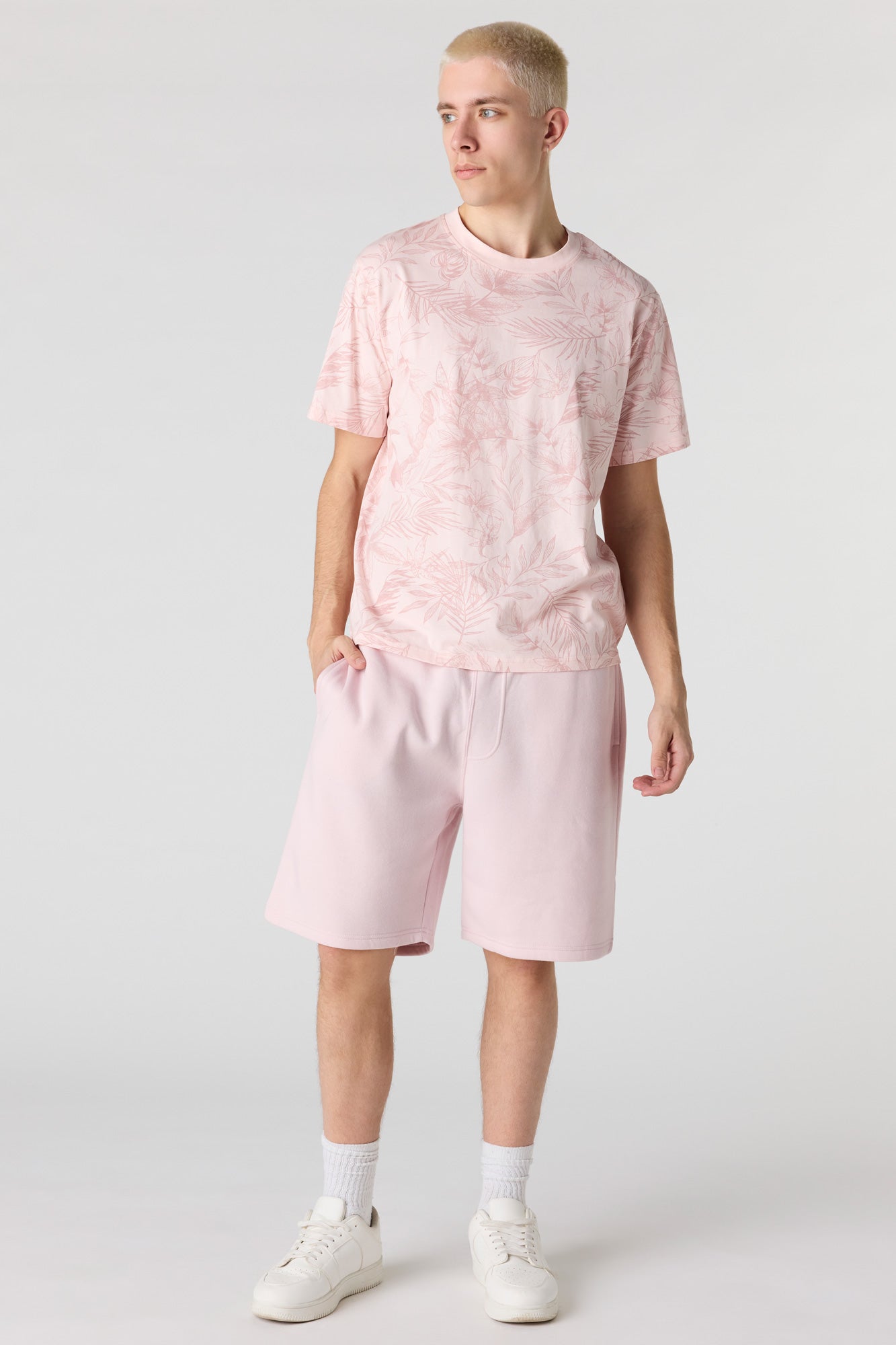 Leaf Print T-Shirt
