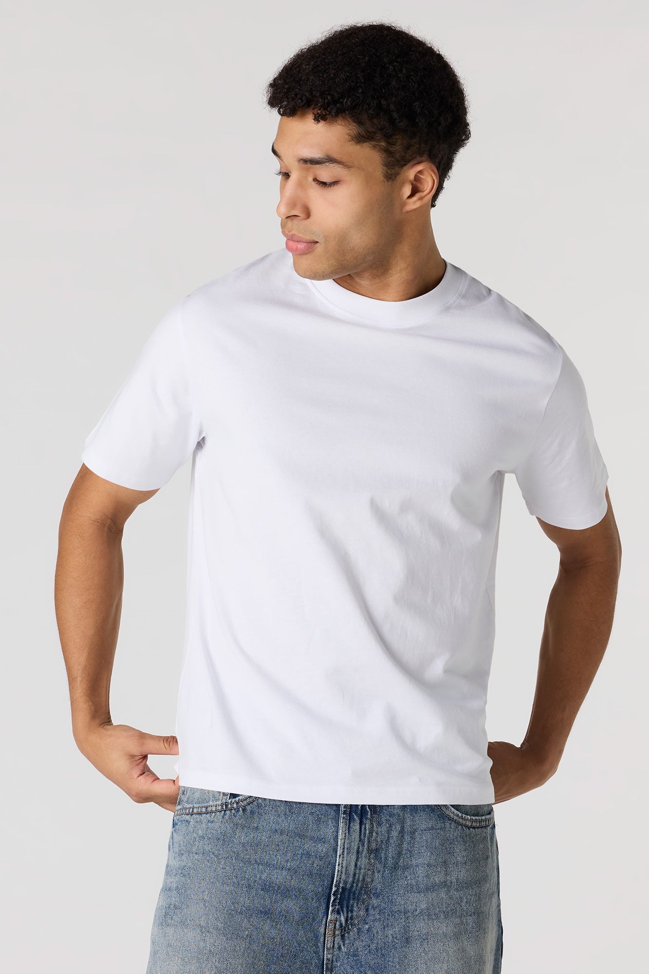 Solid Crewneck T-Shirt