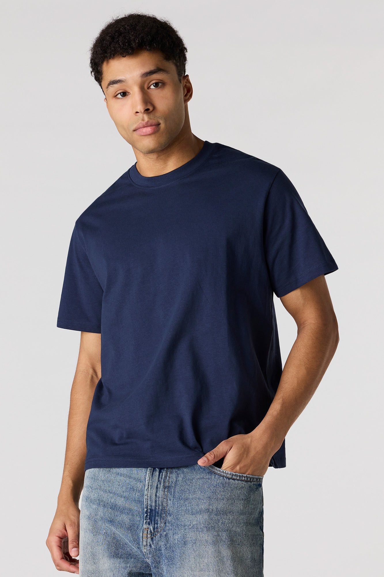 Solid Crewneck T-Shirt
