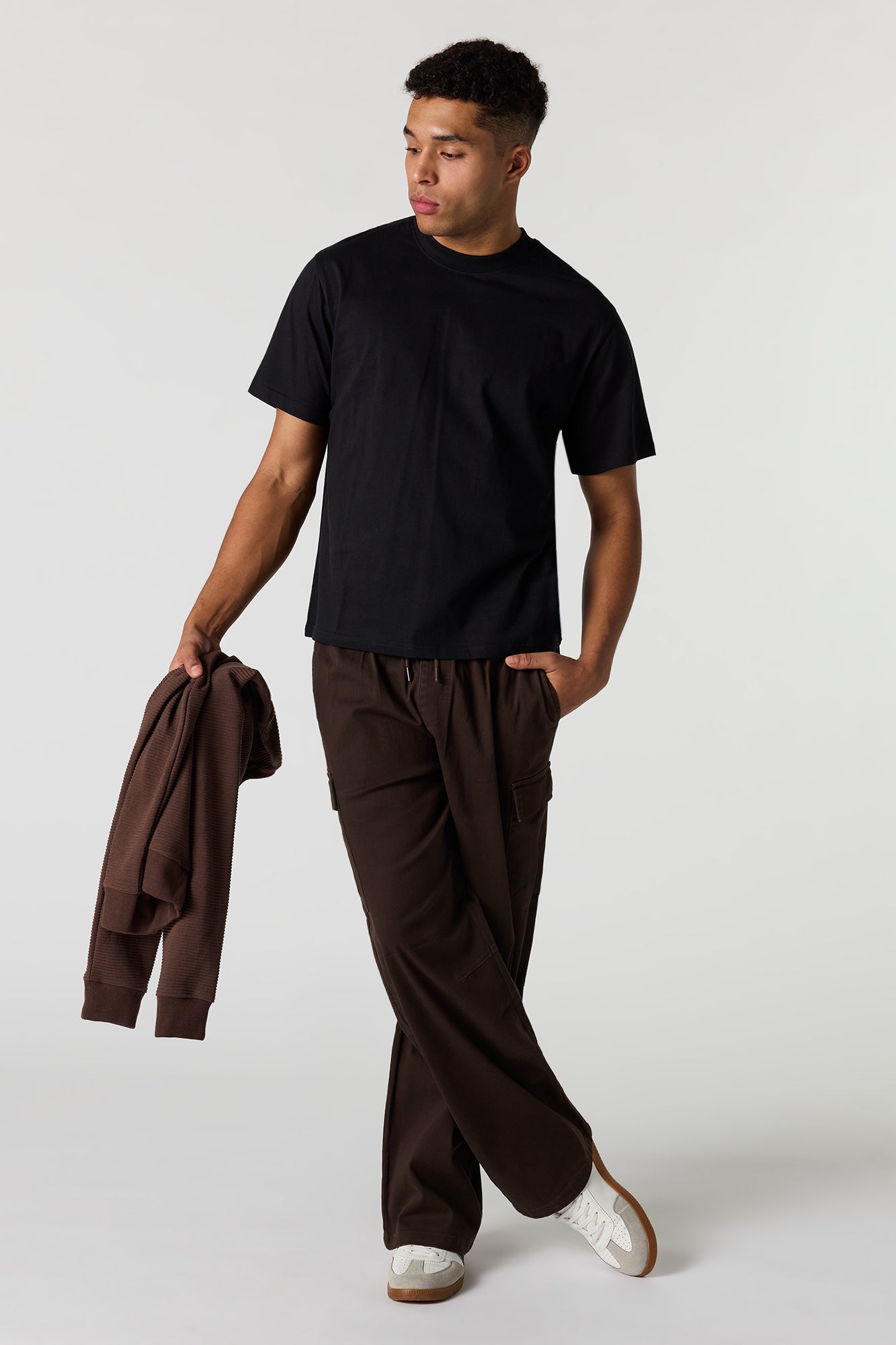 Solid Crew Neck T-Shirt