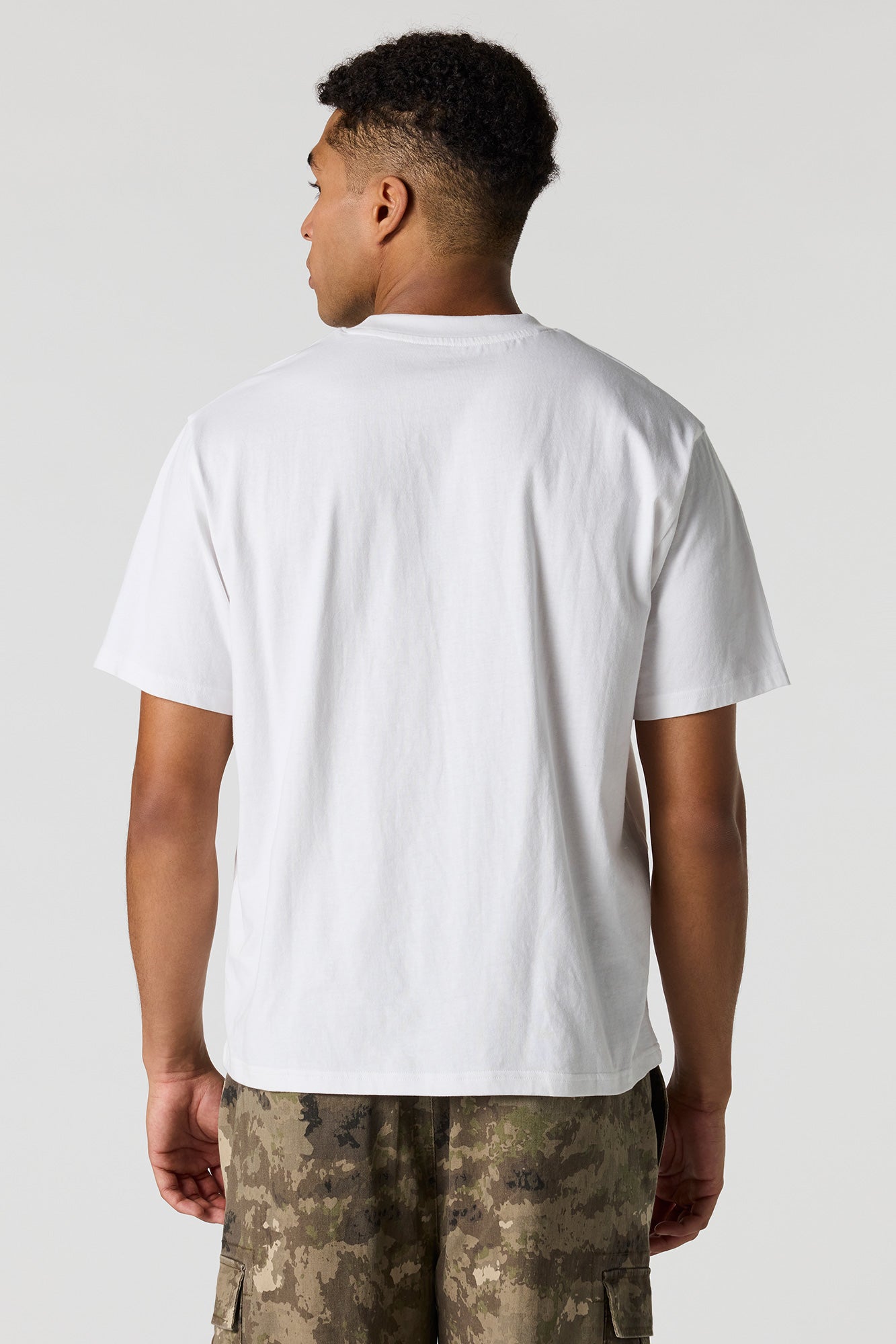 Solid Crew Neck T-Shirt