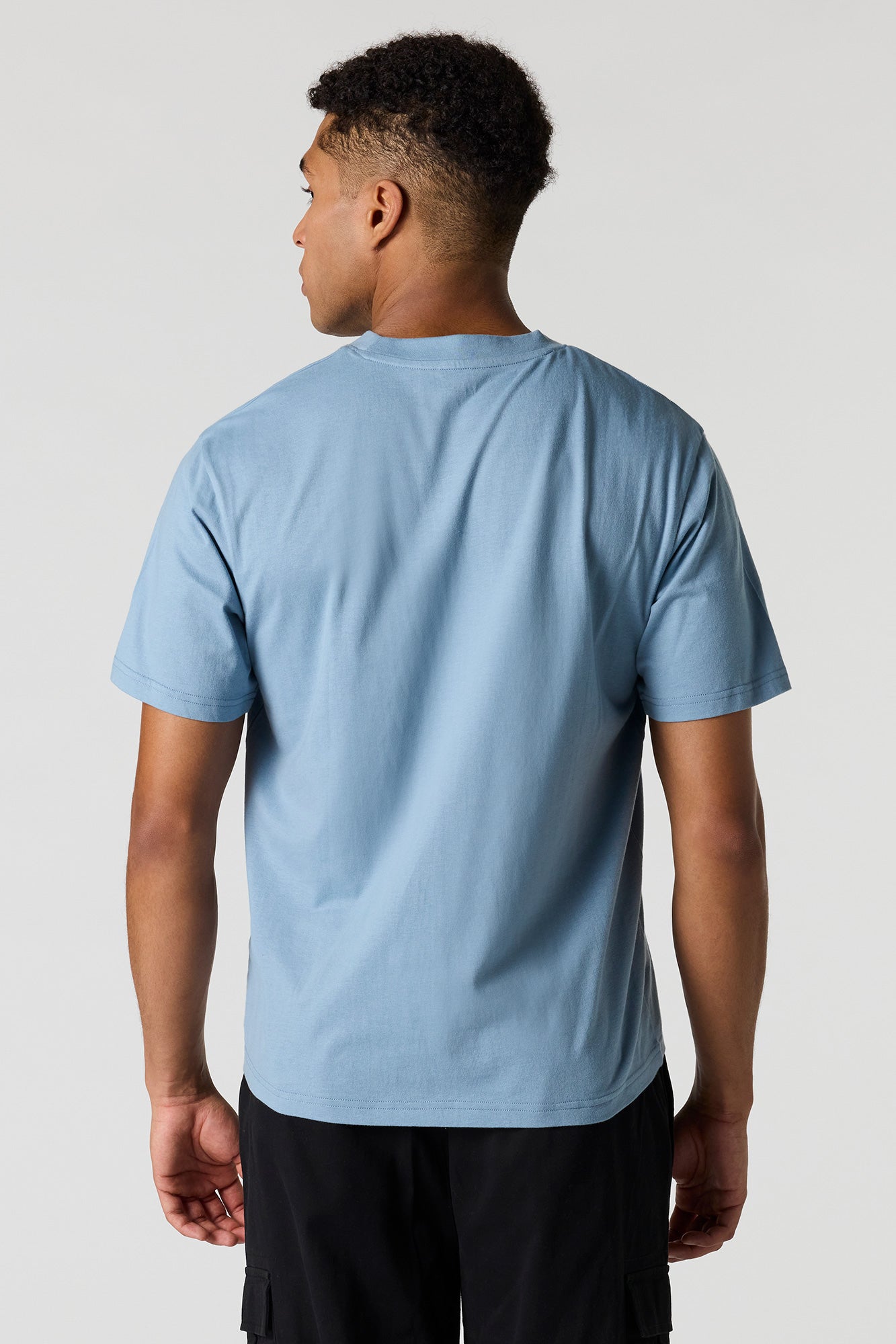 Solid Crew Neck T-Shirt