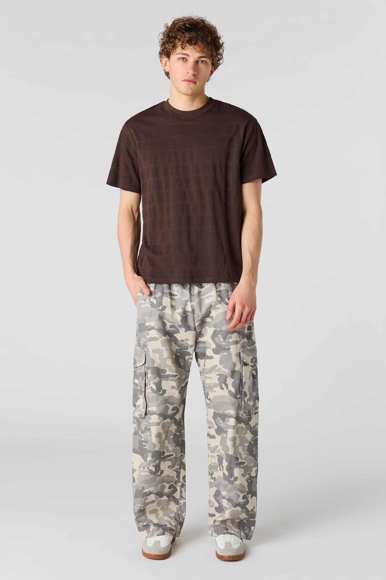 Textured Striped T-Shirt