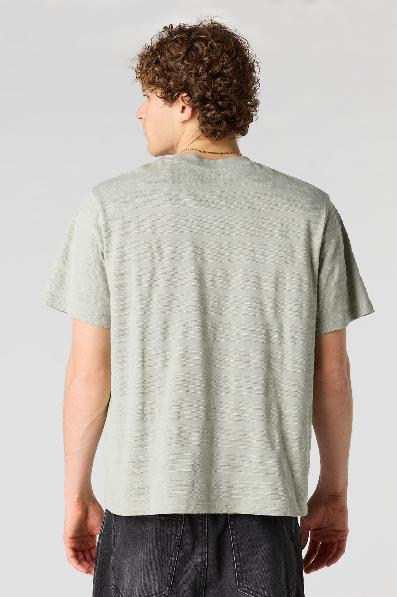 Textured Striped T-Shirt