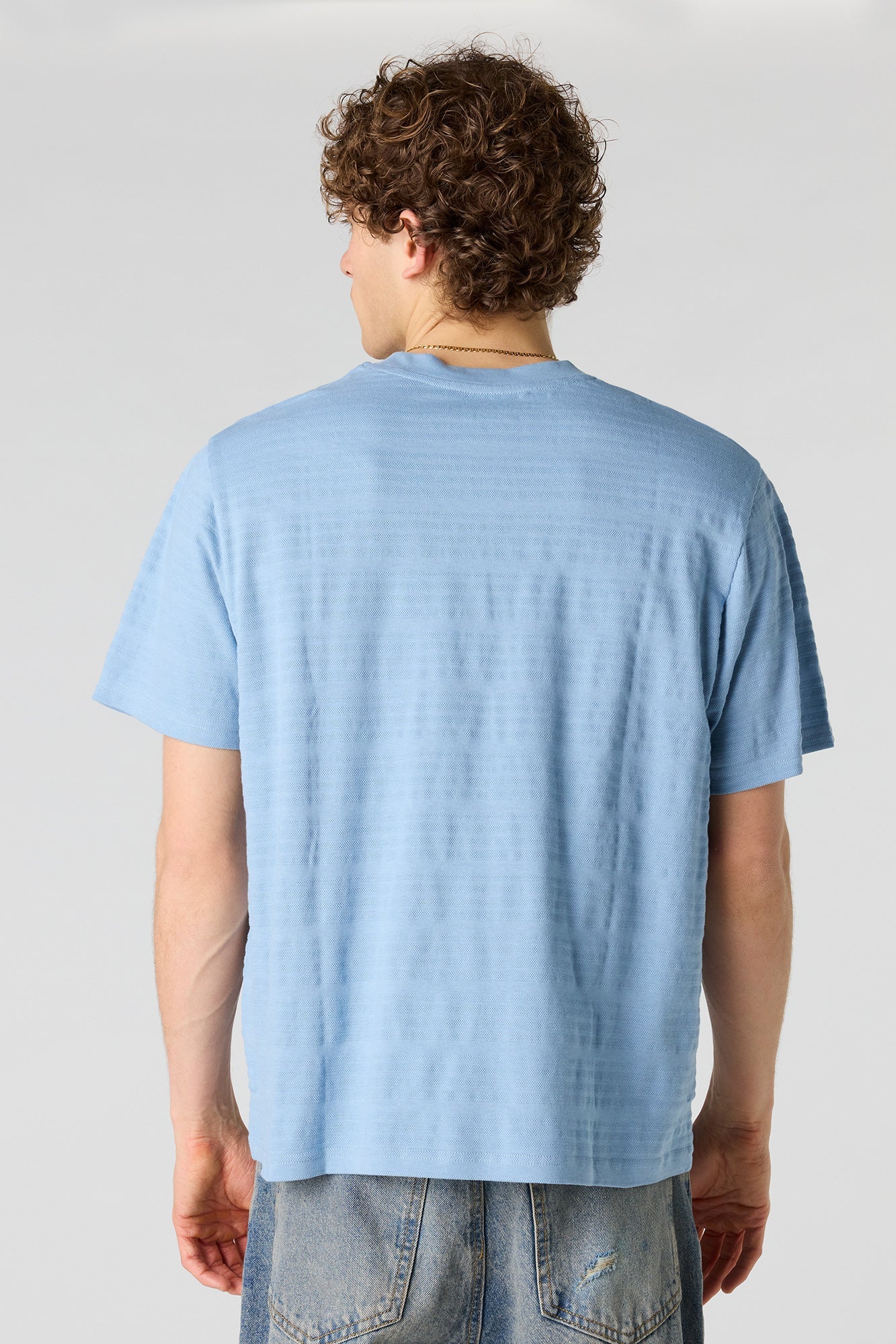 Textured Striped T-Shirt