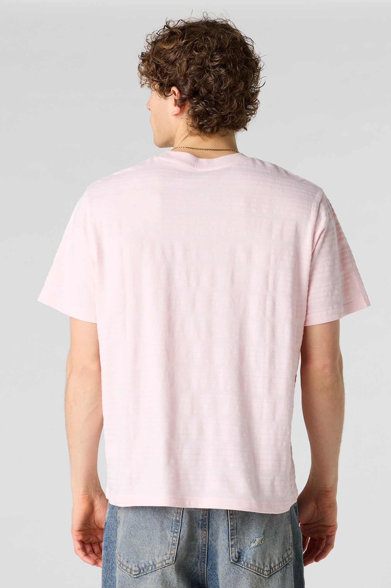 Textured Striped T-Shirt