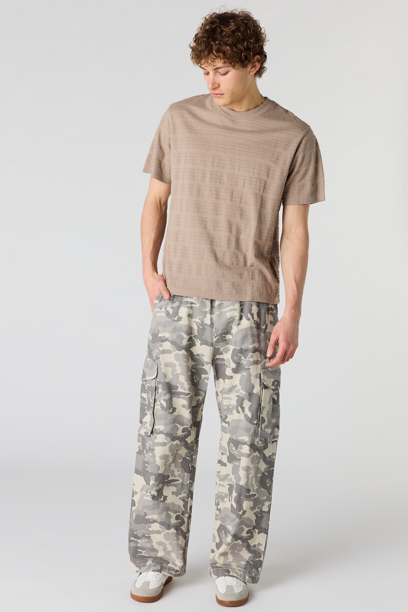 Textured Striped T-Shirt