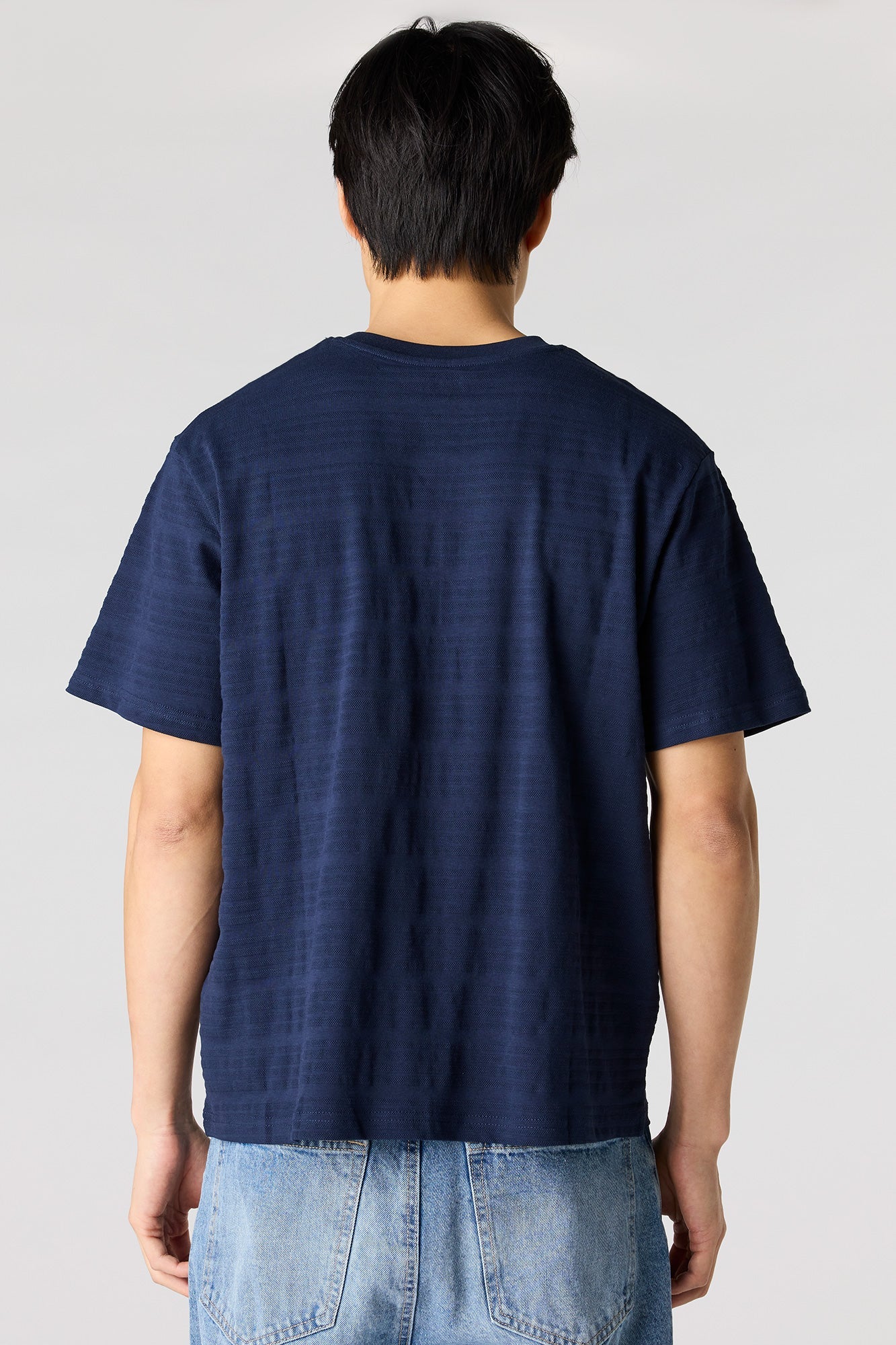Textured Striped T-Shirt