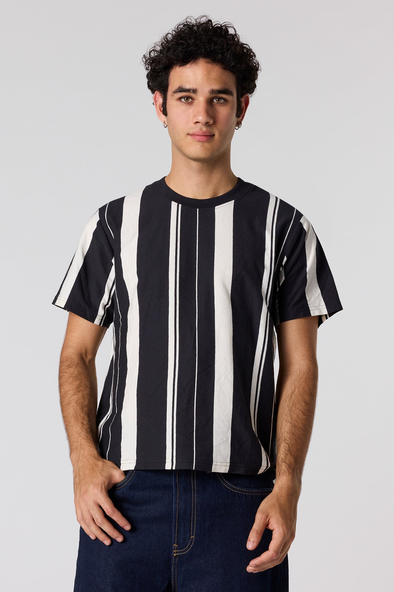 Vertical Striped T-Shirt