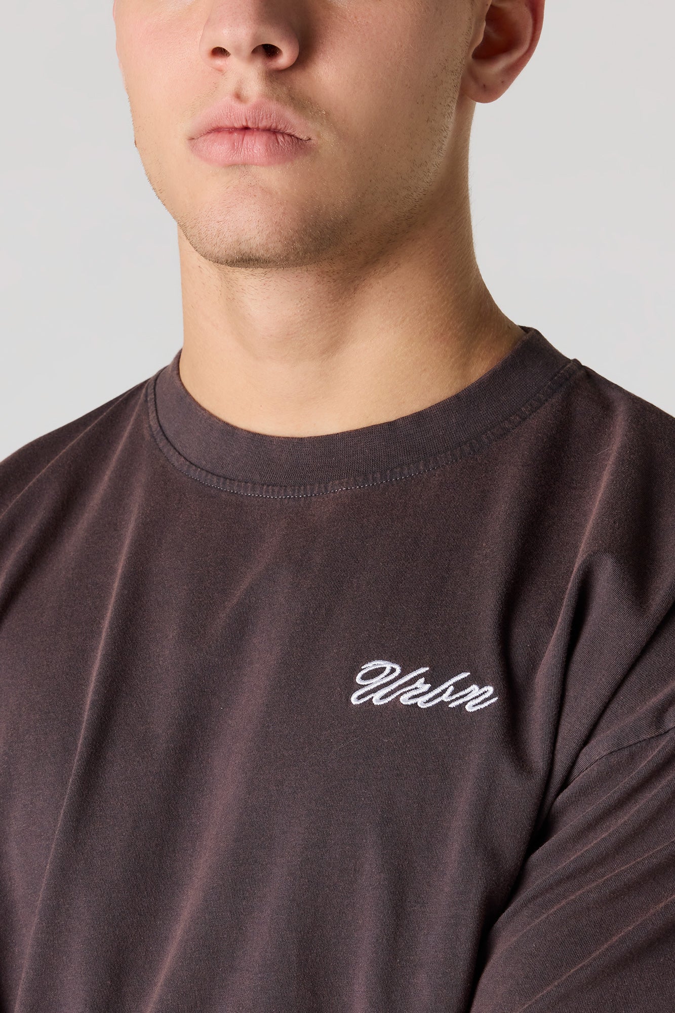 Embroidered Washed Relaxed T-Shirt