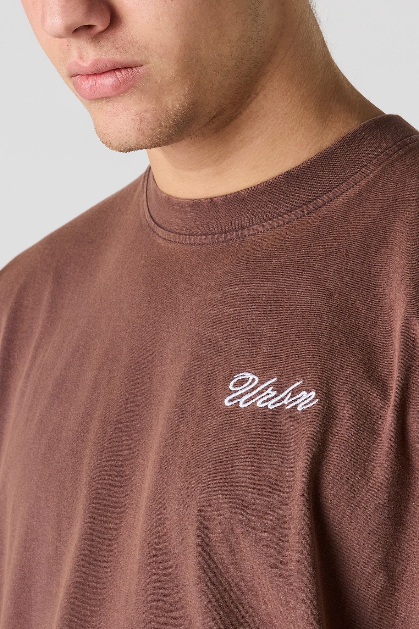 Embroidered Washed Relaxed T-Shirt