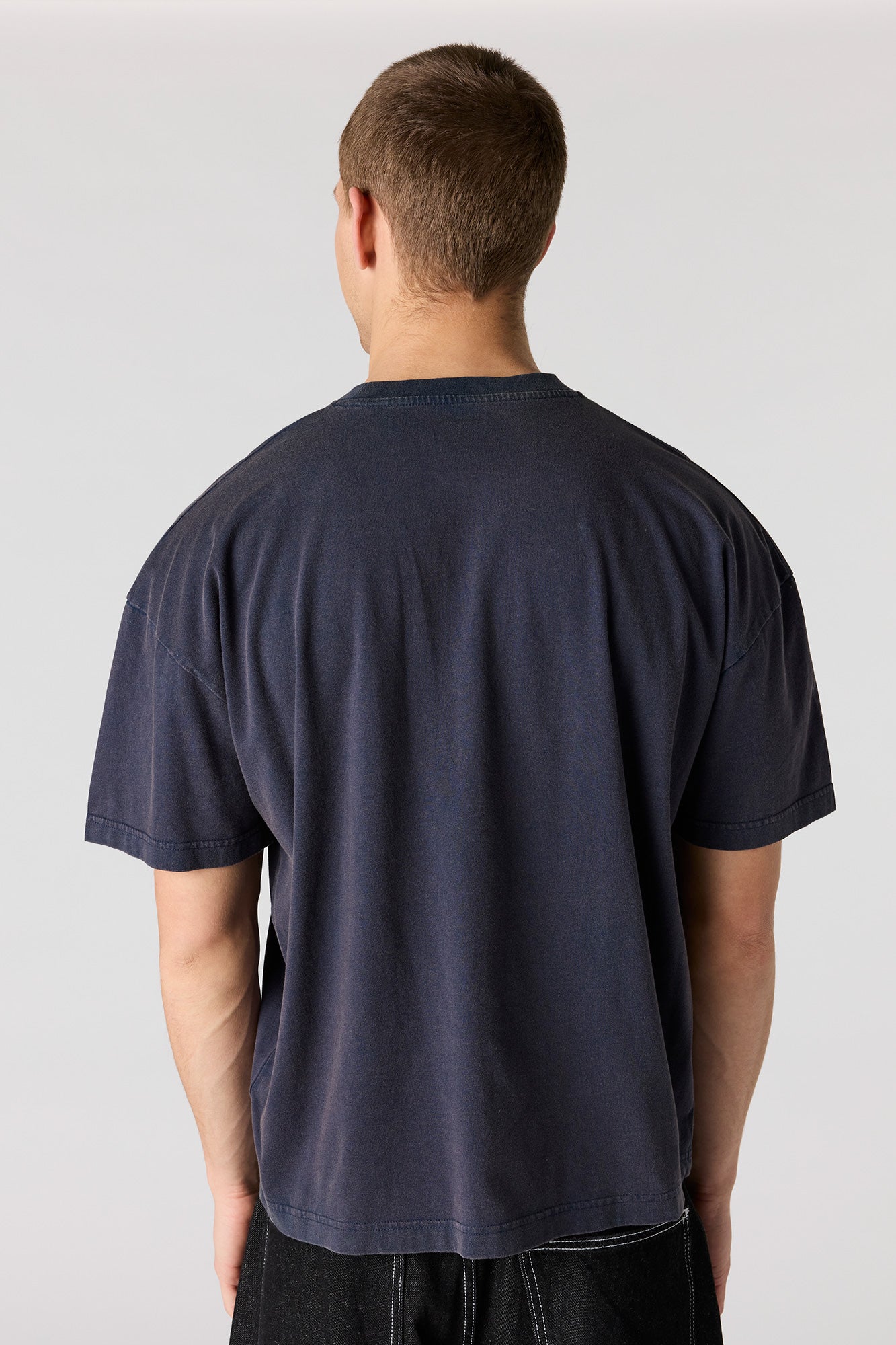 Embroidered Washed Relaxed T-Shirt