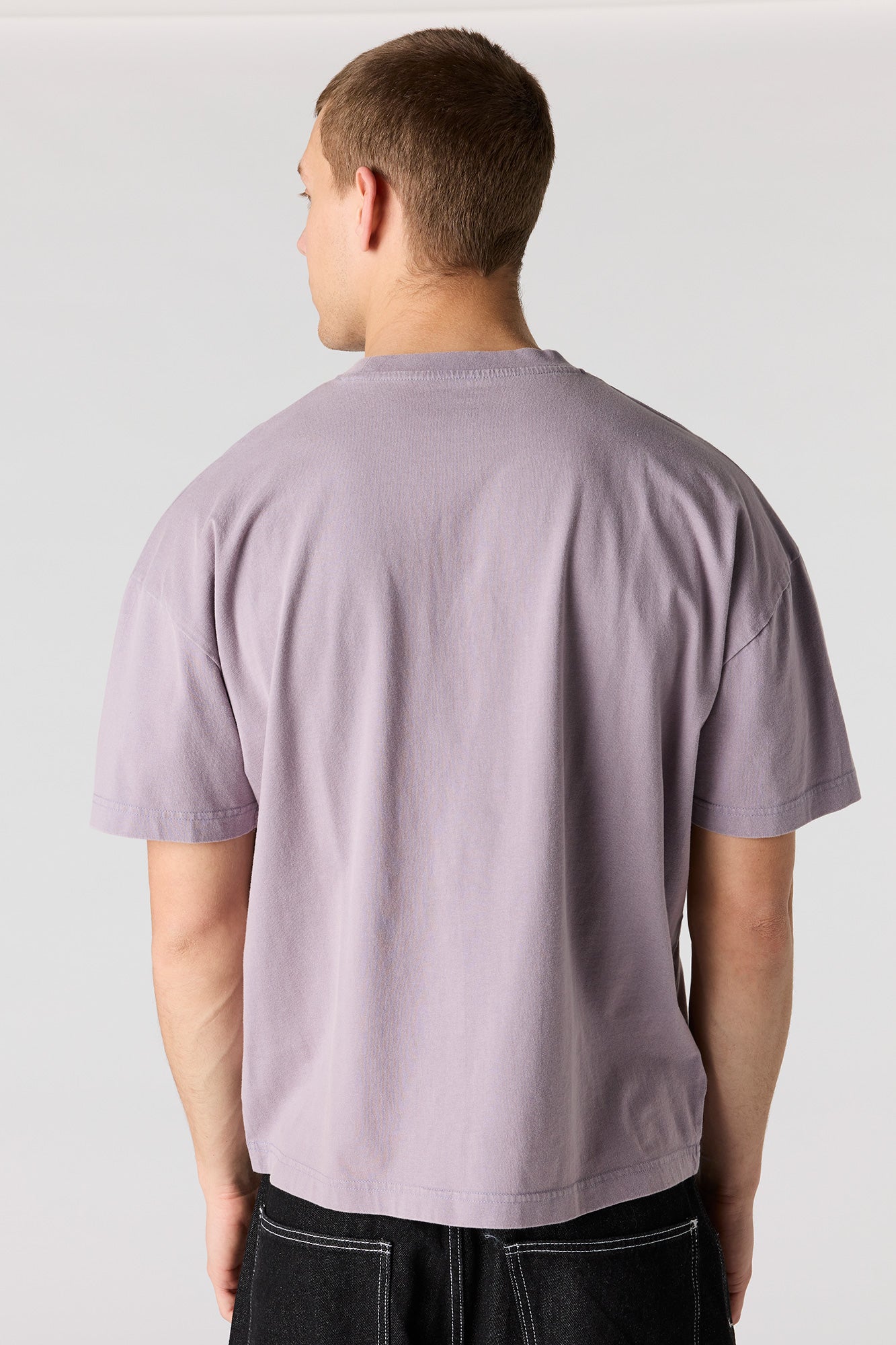 Embroidered Washed Relaxed T-Shirt