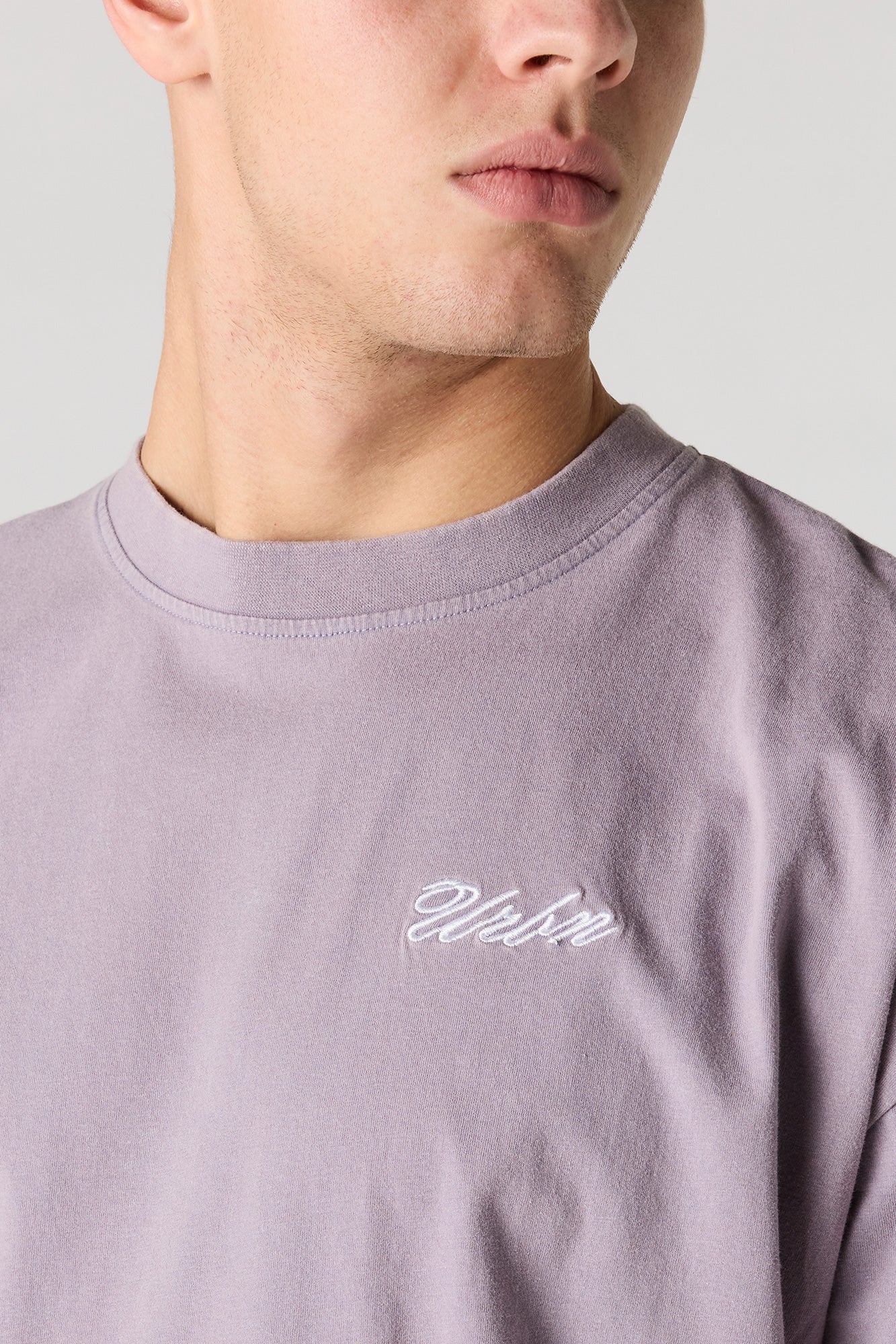 Embroidered Washed Relaxed T-Shirt