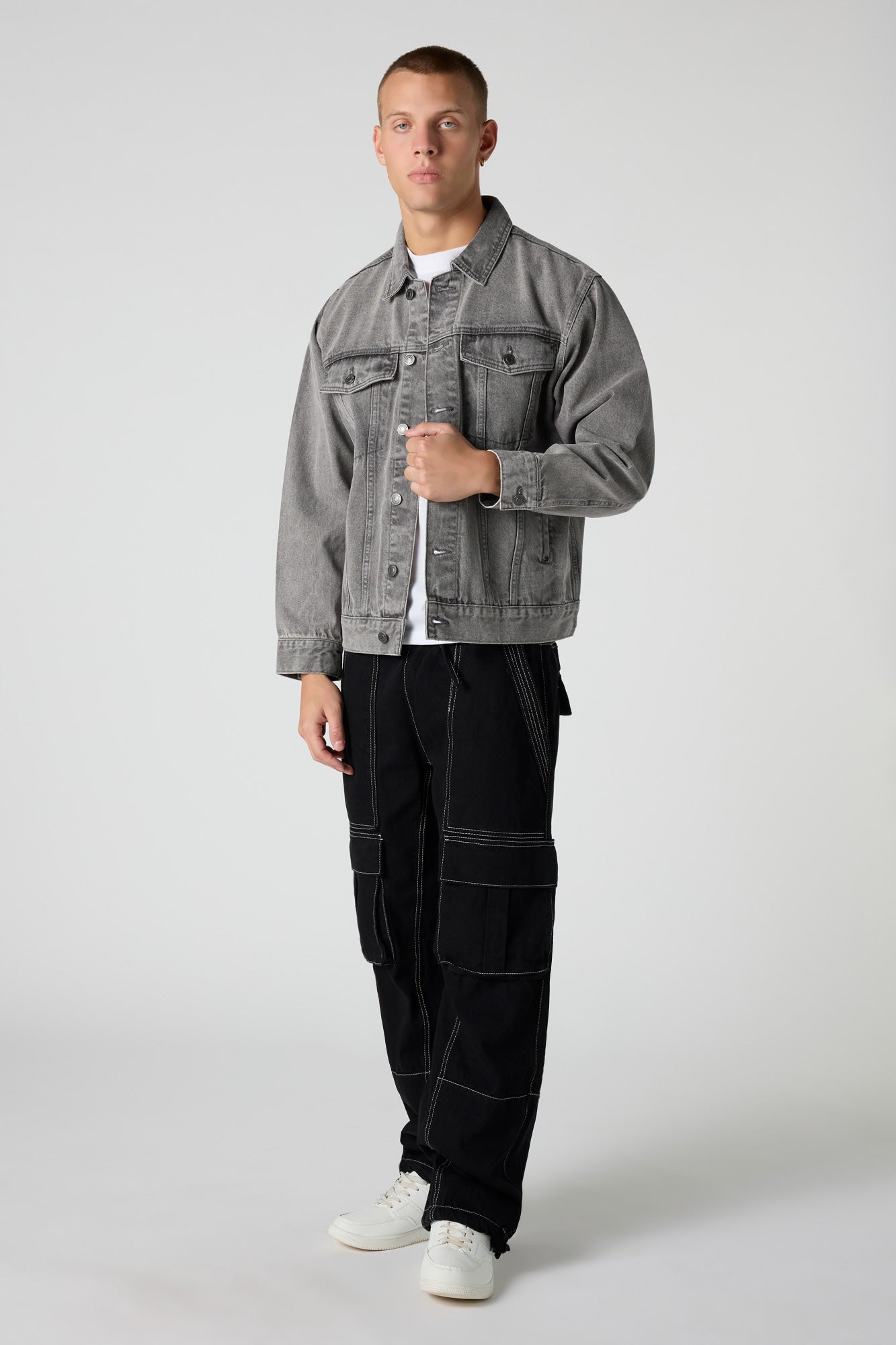 Relaxed Denim Trucker Jacket