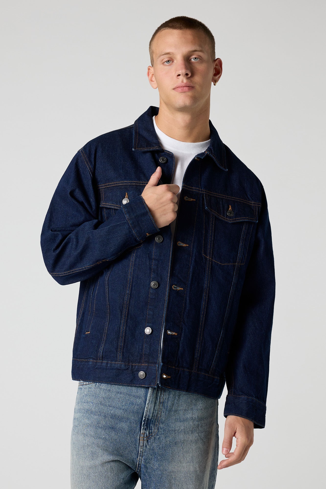 Relaxed Denim Trucker Jacket