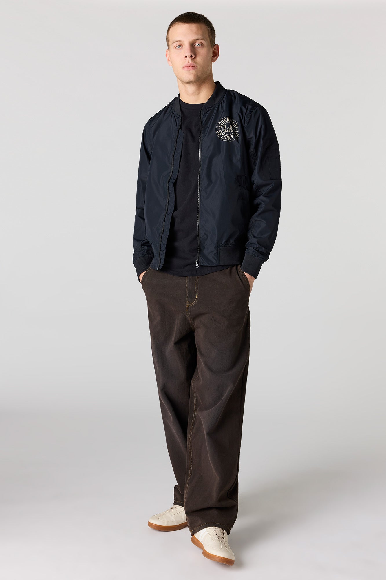 Graphic Bomber Jacket