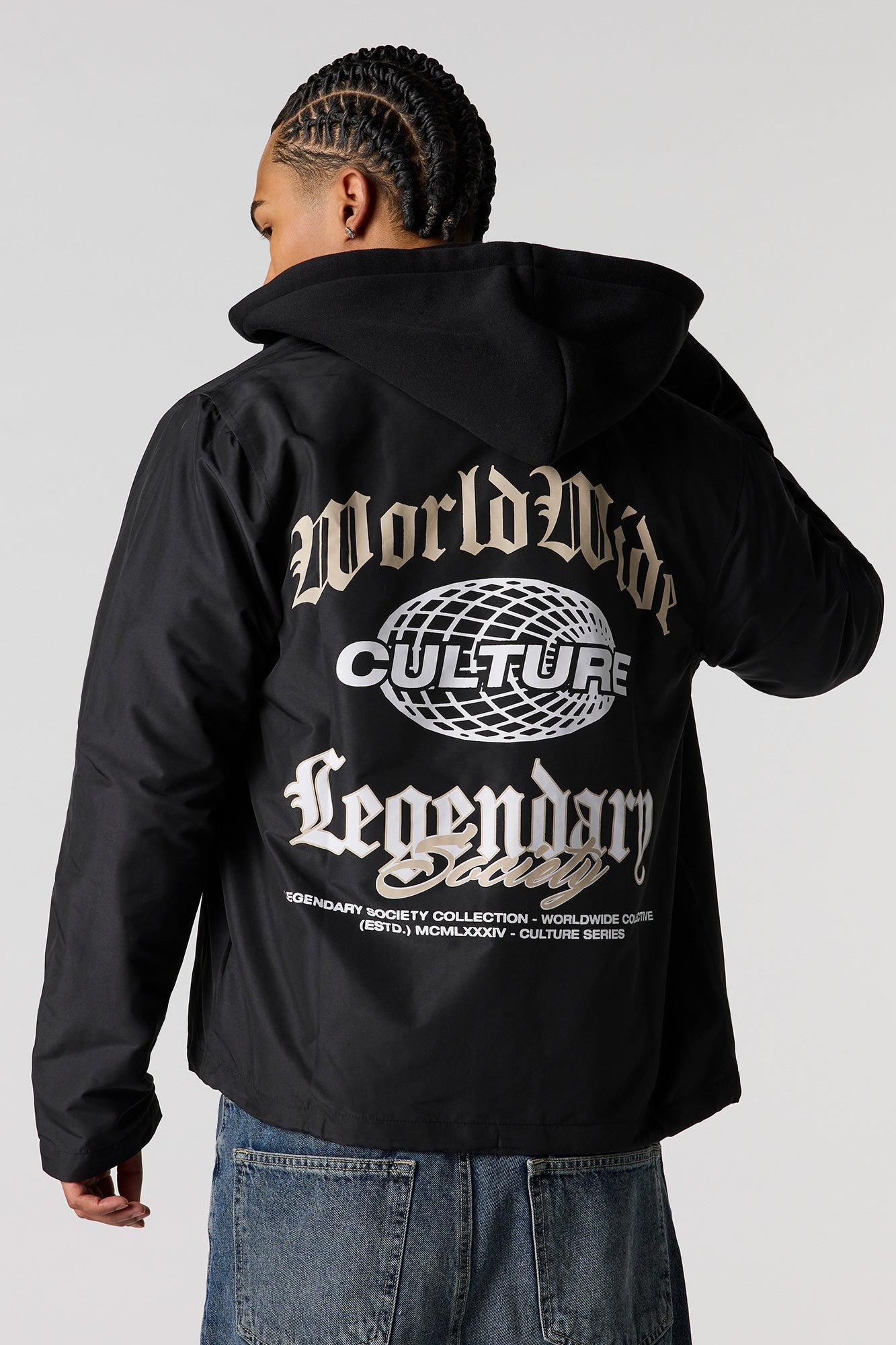 Graphic Bomber Jacket