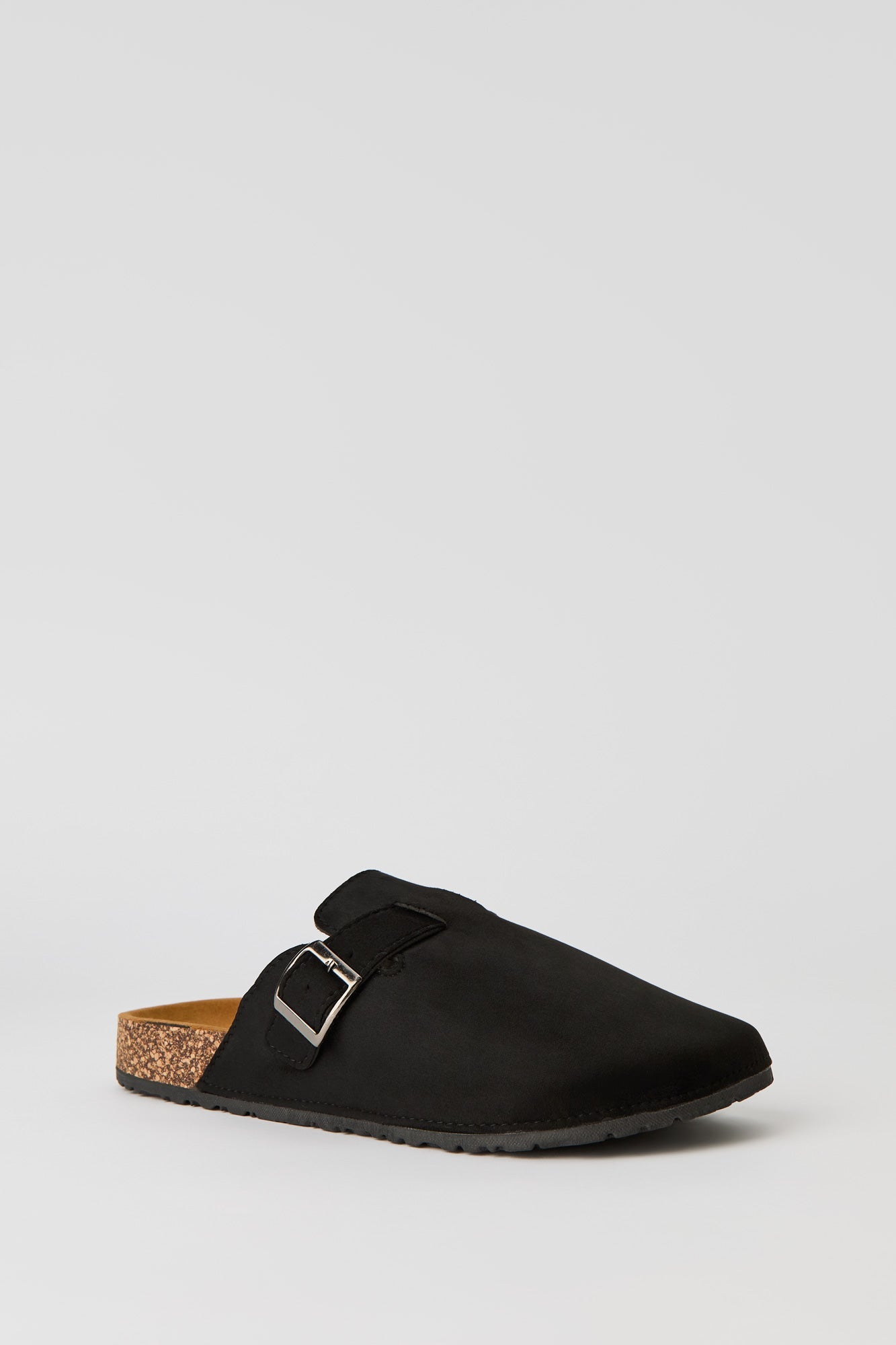 Faux Suede Clog Sandal