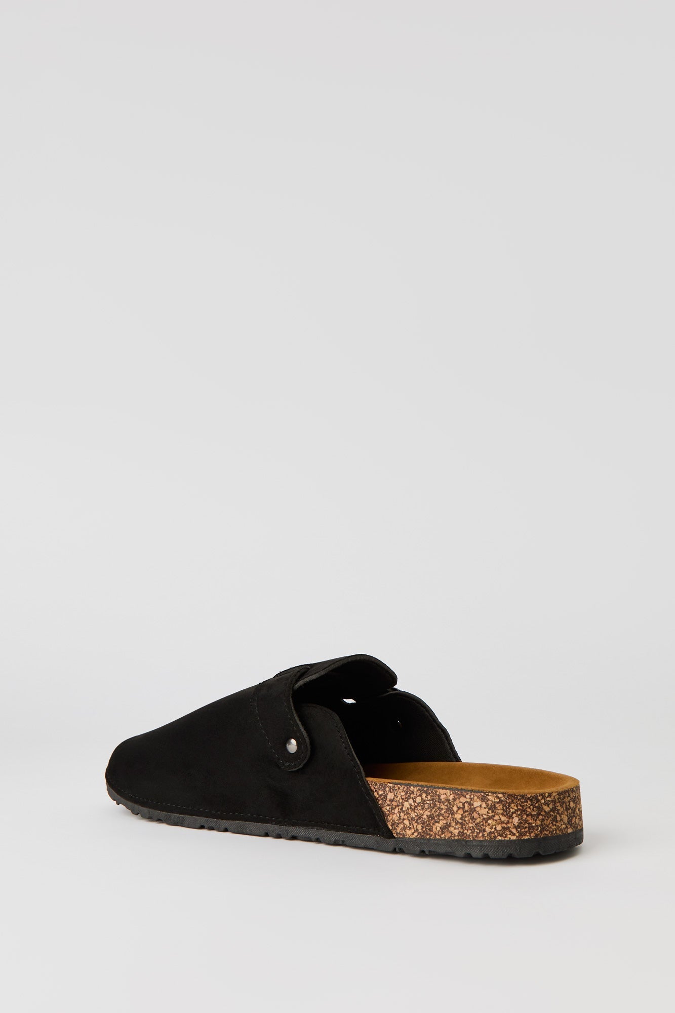 Faux Suede Clog Sandal