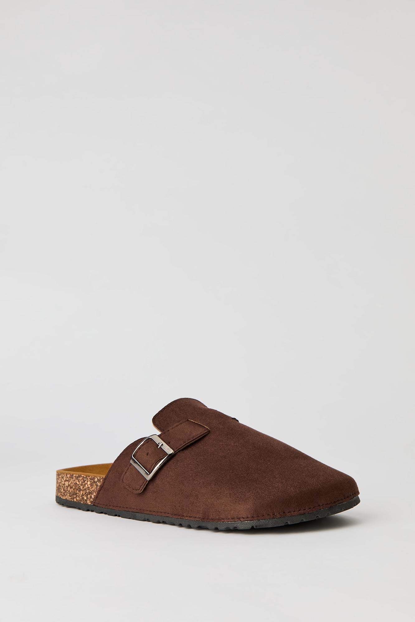 Faux Suede Clog Sandal