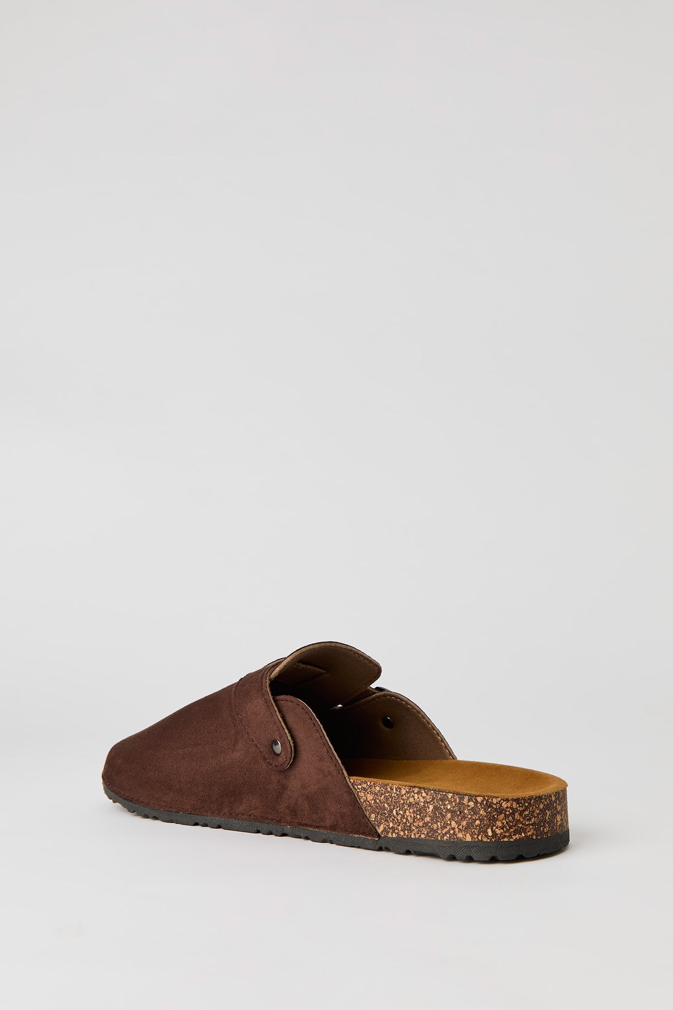 Faux Suede Clog Sandal