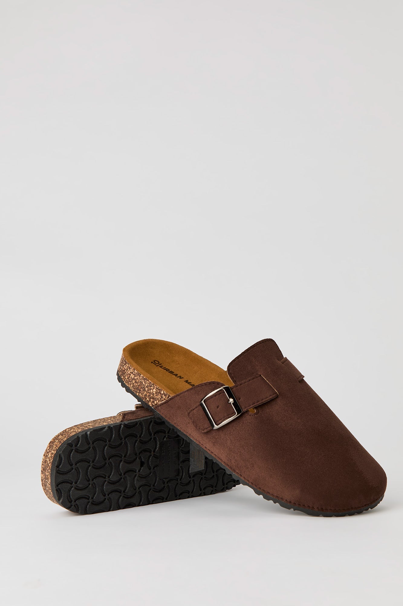 Faux Suede Clog Sandal