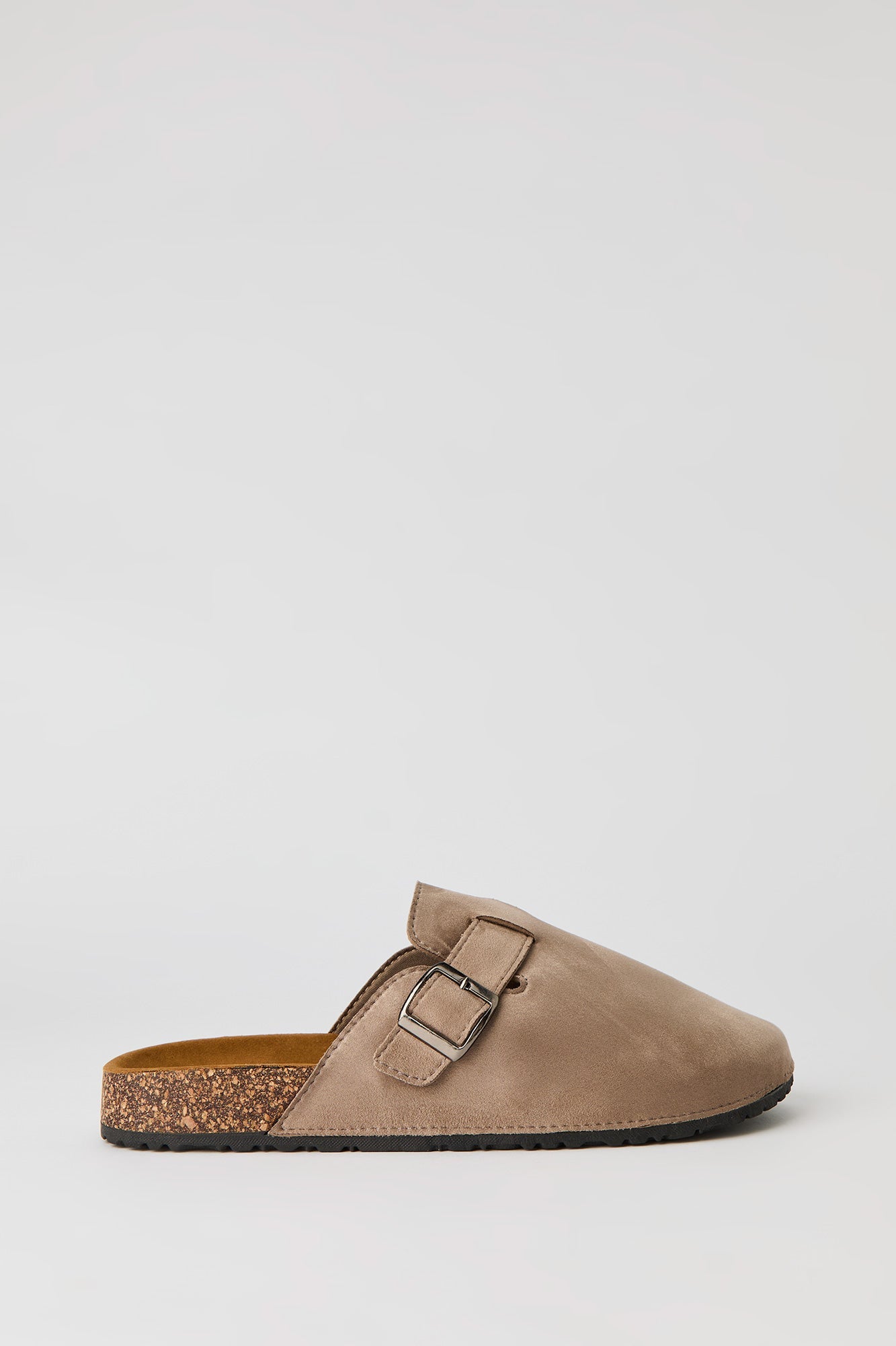 Faux Suede Clog Sandal