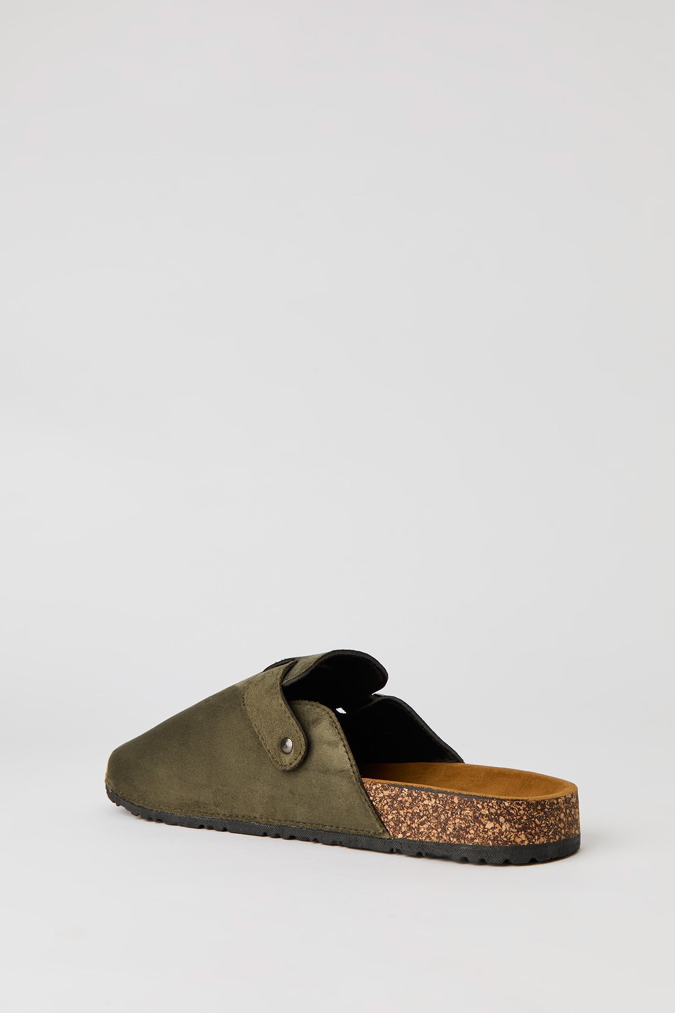 Faux Suede Clog Sandal
