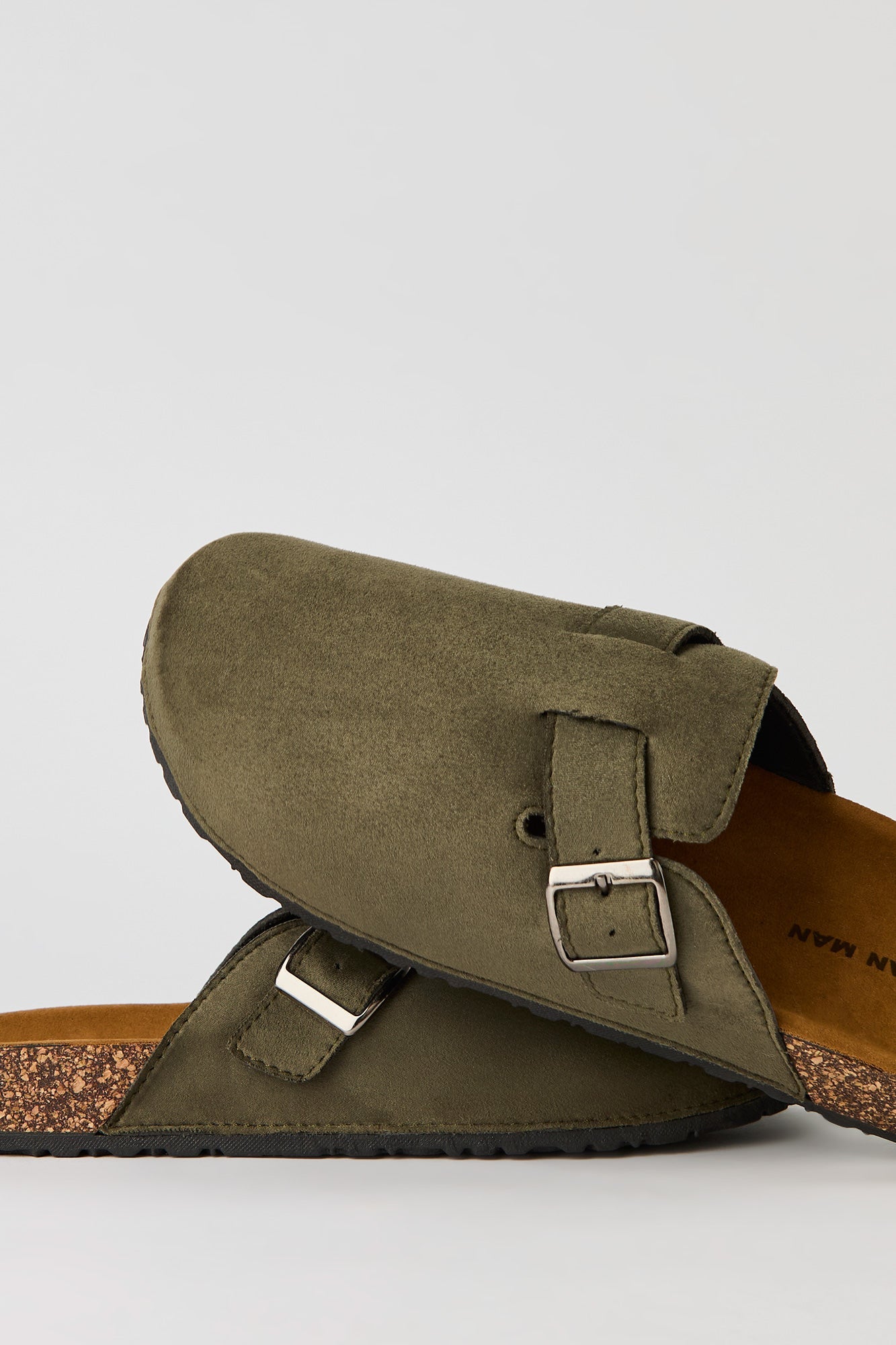 Faux Suede Clog Sandal