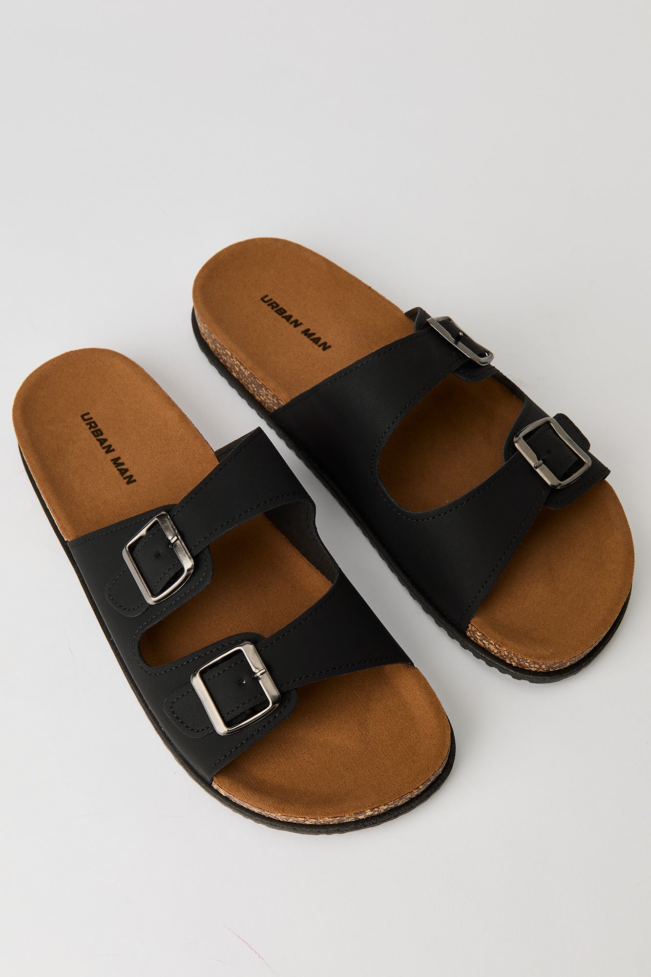 Double Buckle Cork Sandal