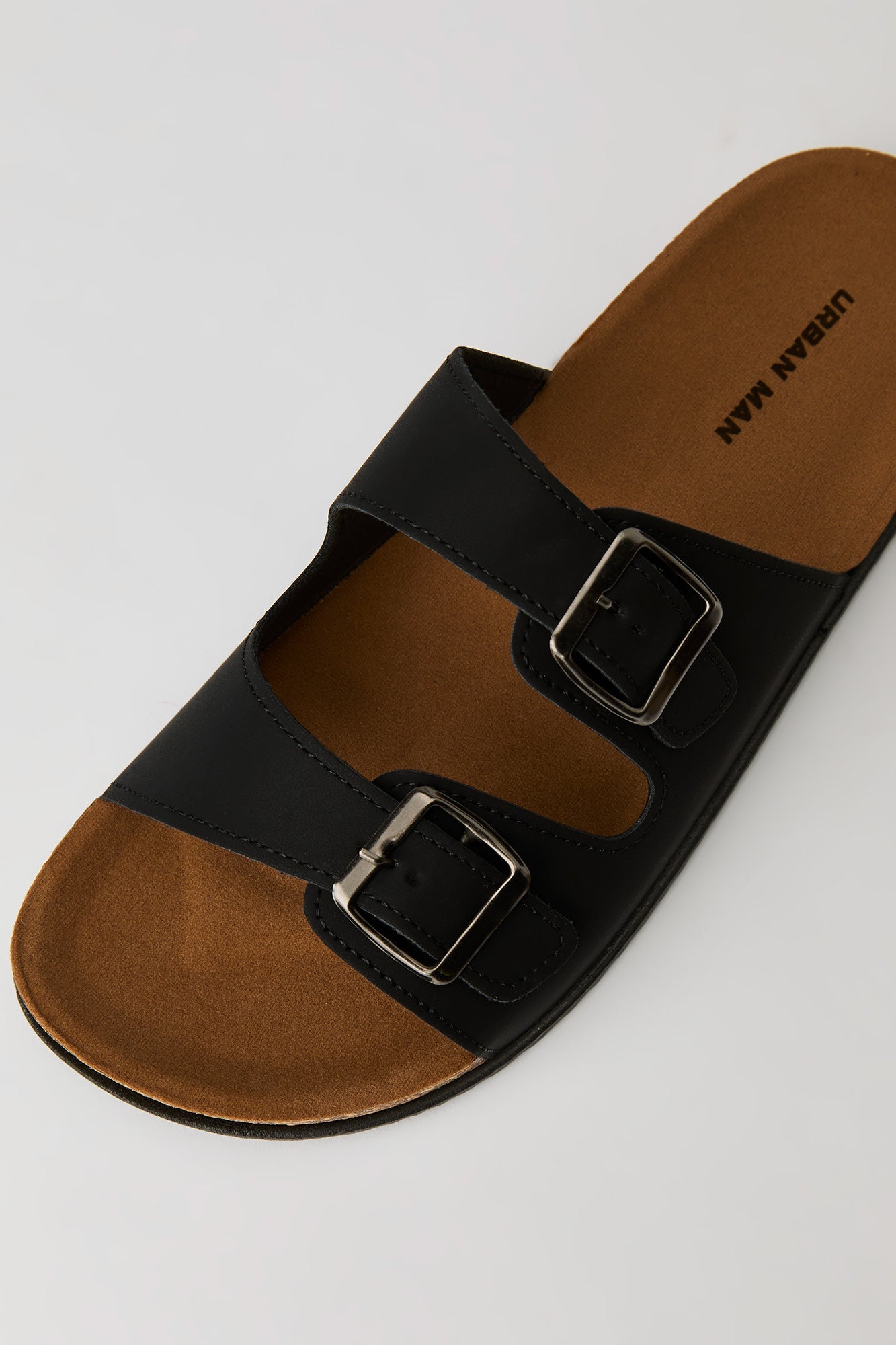 Double Buckle Cork Sandal