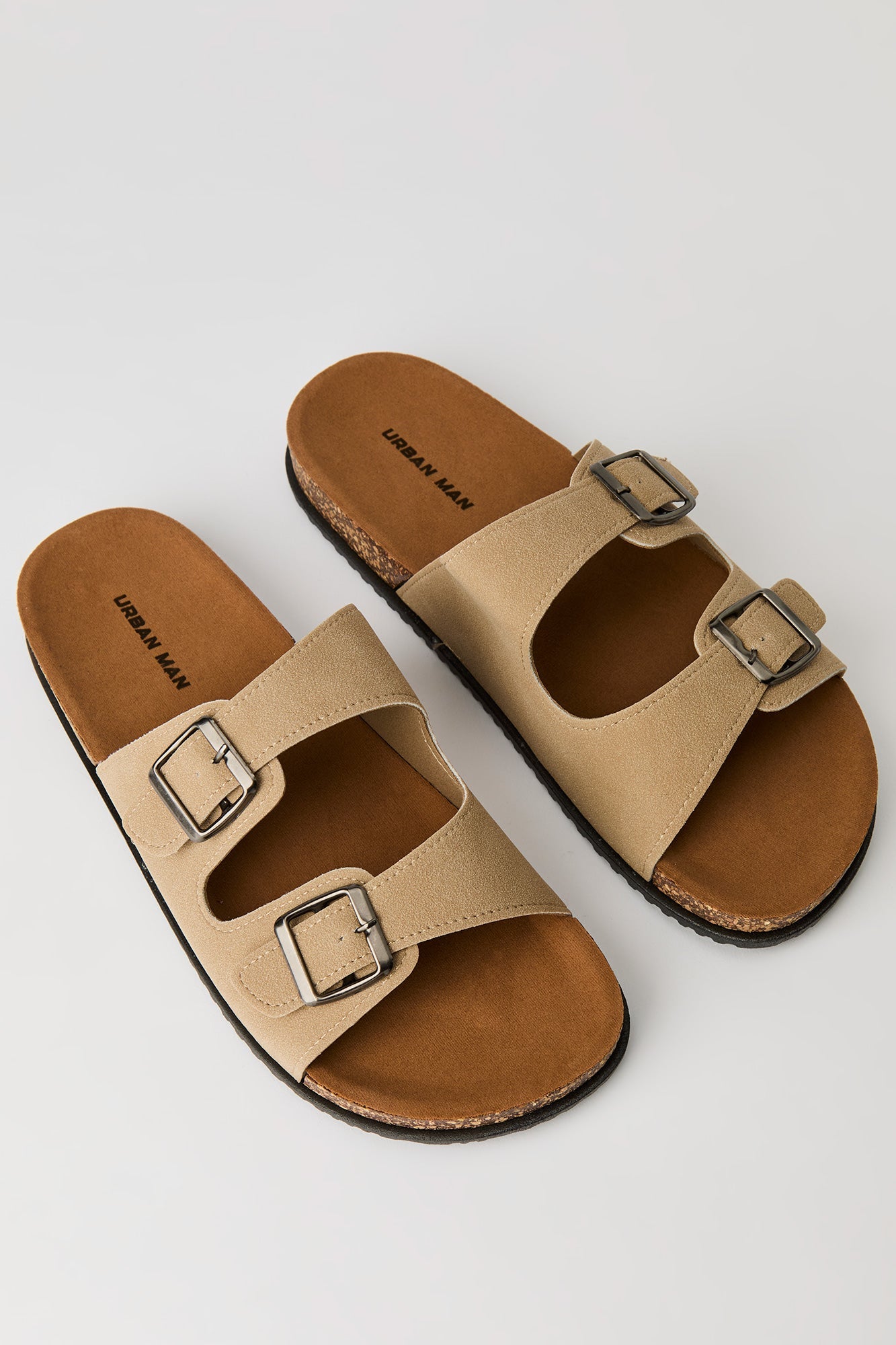Double Buckle Cork Sandal