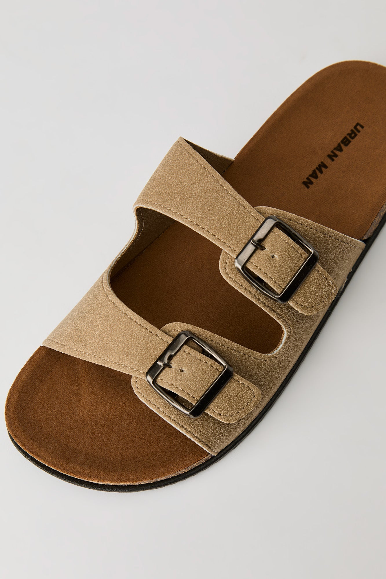 Double Buckle Cork Sandal