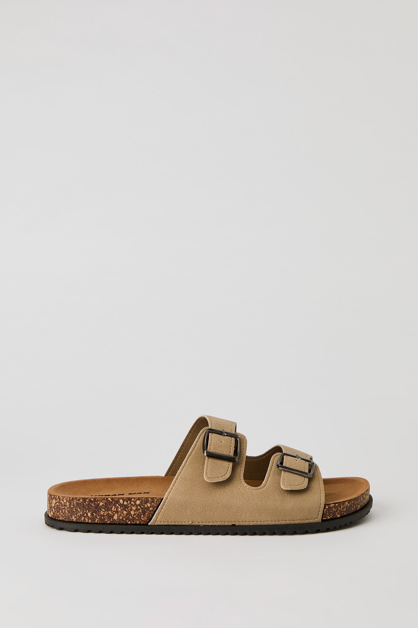 Double Buckle Cork Sandal