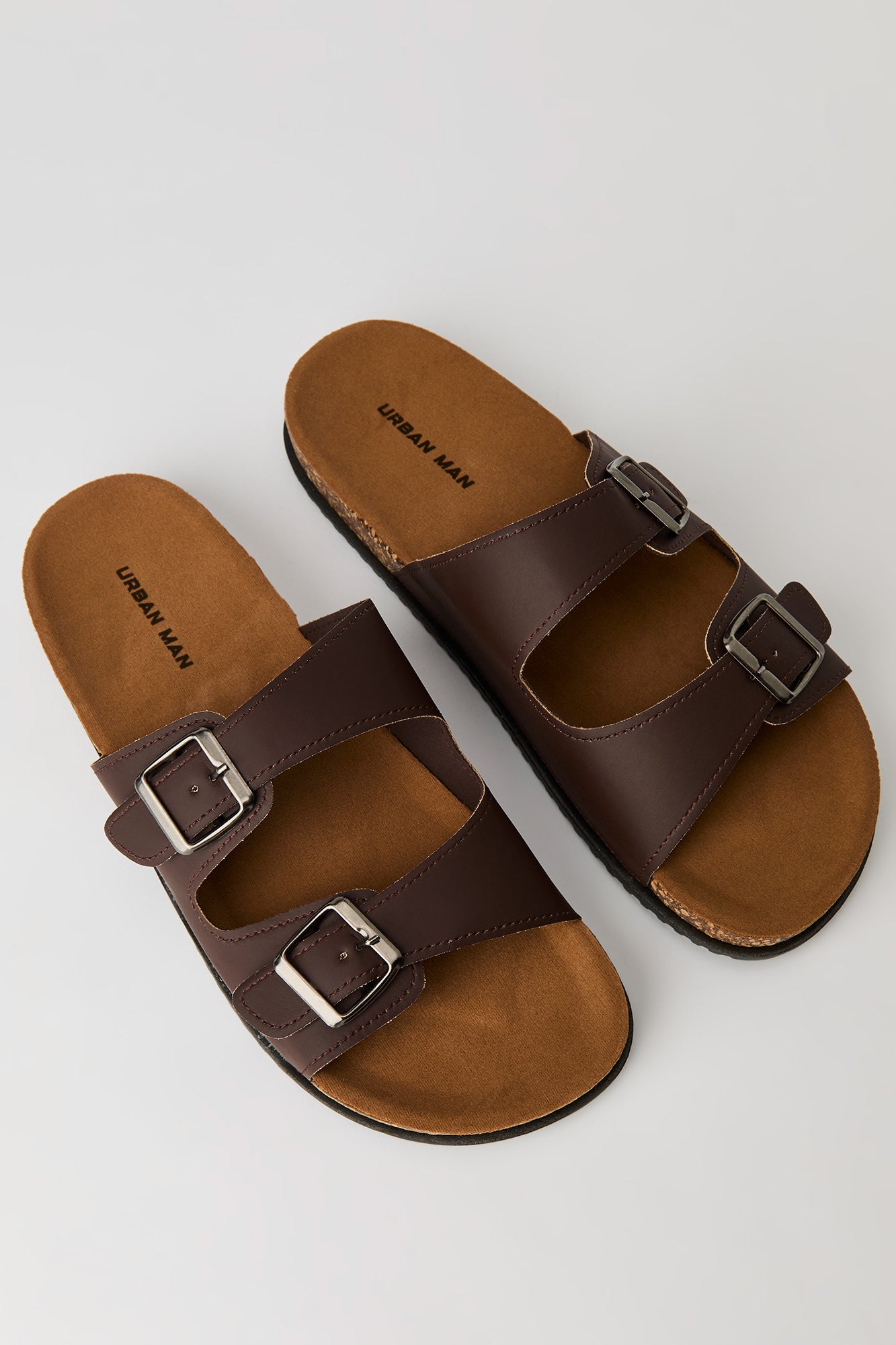 Double Buckle Cork Sandal