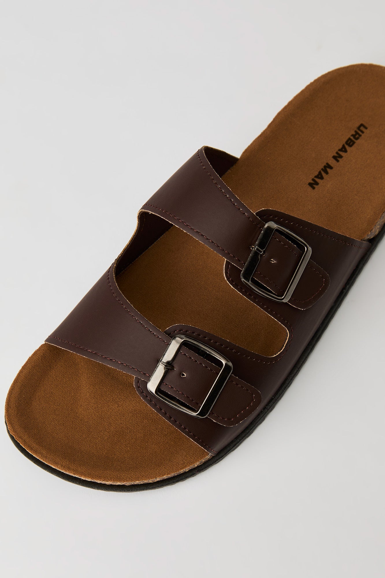 Double Buckle Cork Sandal