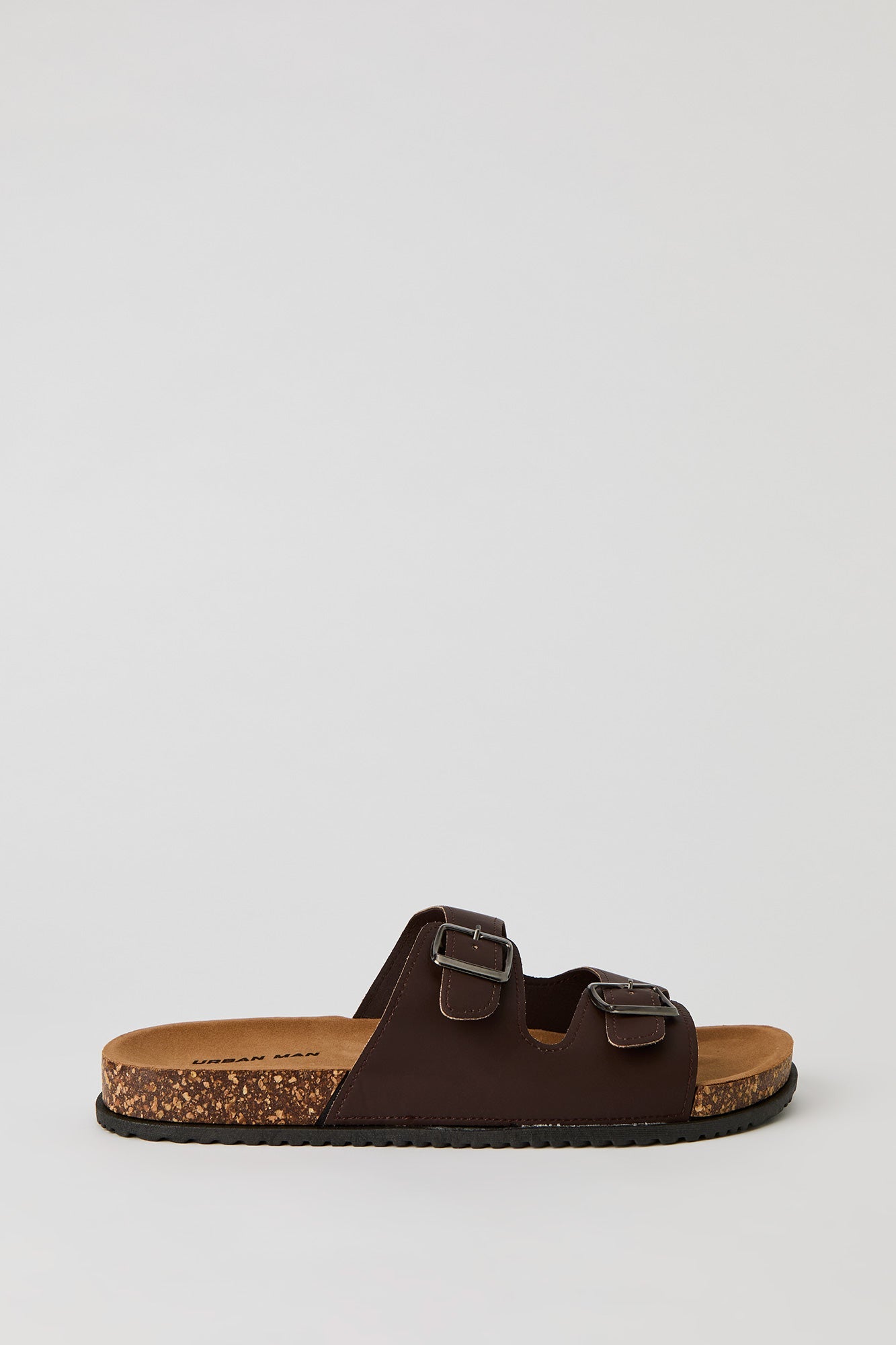 Double Buckle Cork Sandal
