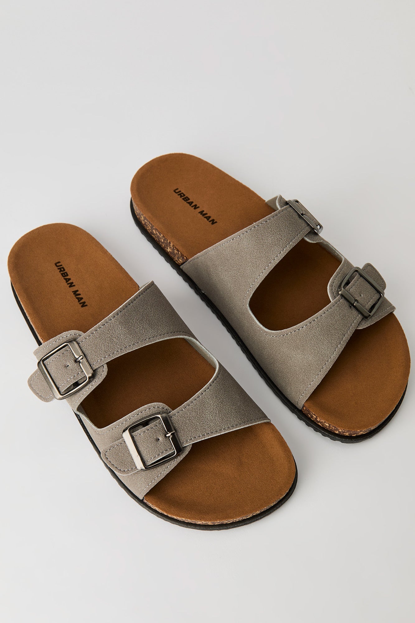 Double Buckle Cork Sandal