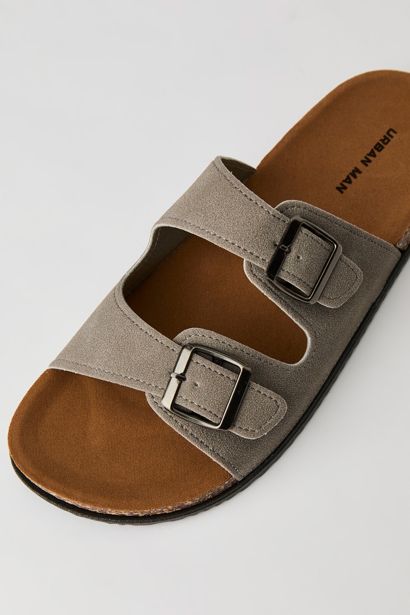Double Buckle Cork Sandal