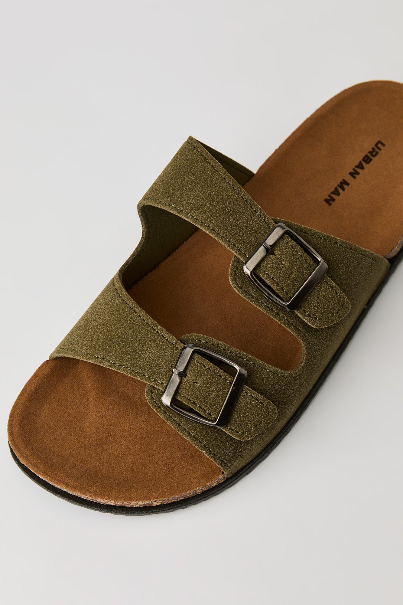 Double Buckle Cork Sandal