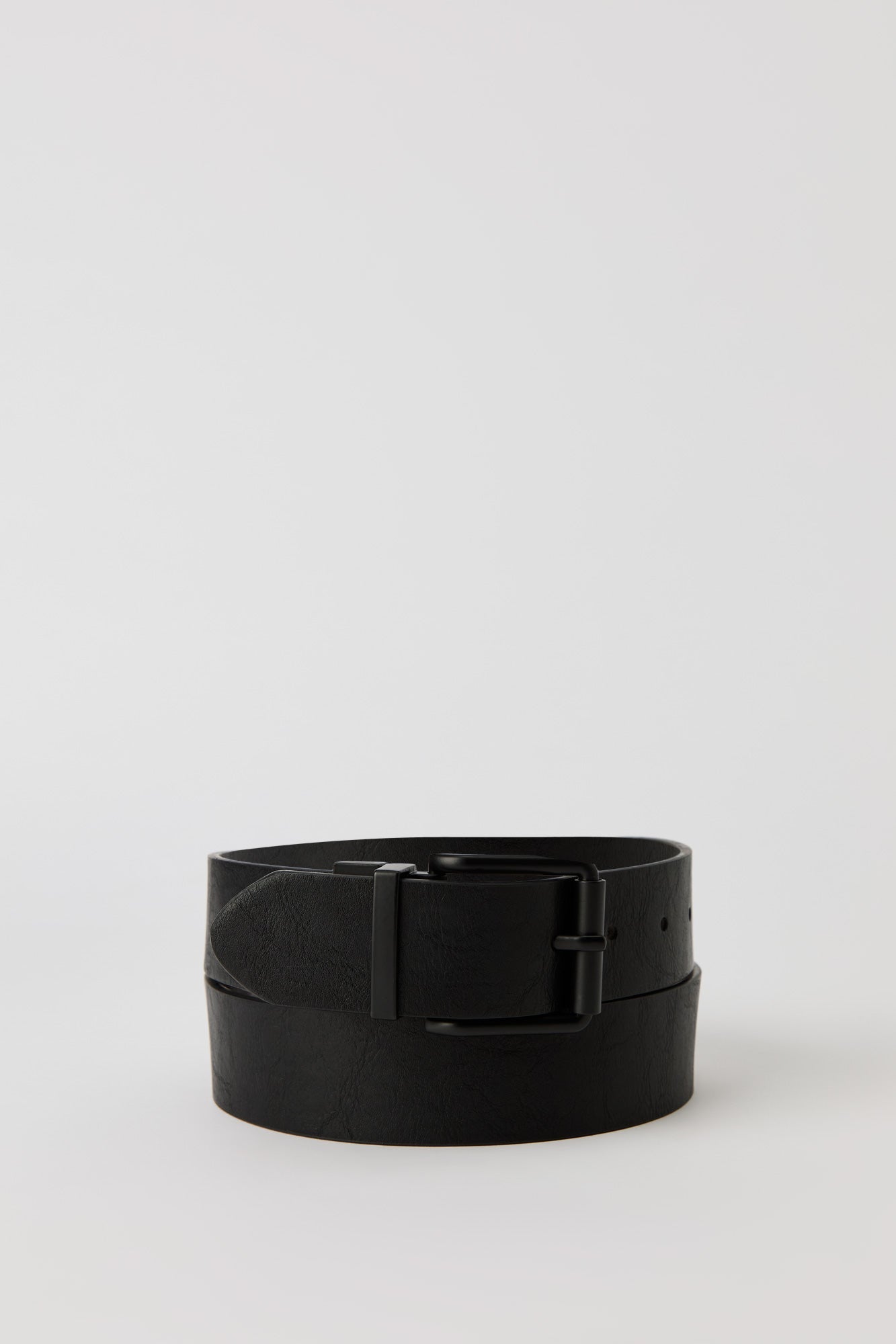 Faux Leather Reversible Belt