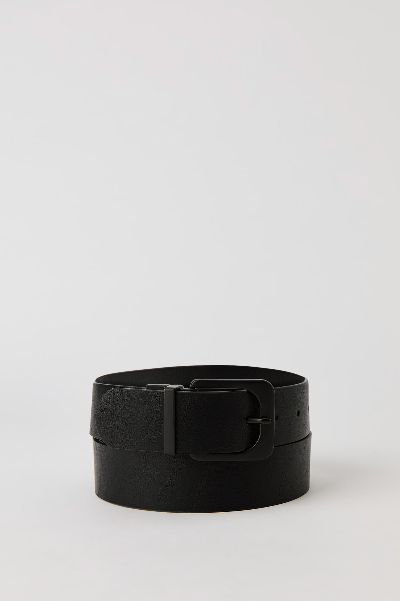 Faux Leather Reversible Belt